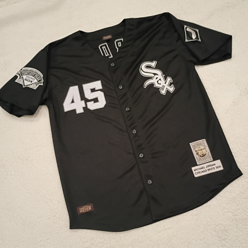Michael Jordan Cooperstown Baseball Legends Chicago White Sox Jersey - Picture 2 of 9